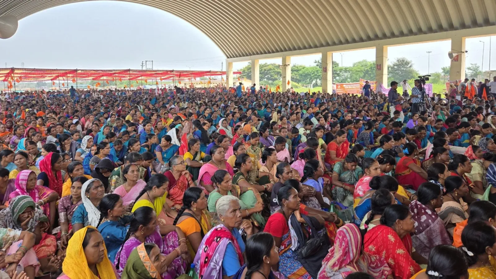 रायपुर में भारतीय मजदूर संघ की महारैली के बाद सरकार से वार्ता सफल, पुरानी पेंशन और नियमितीकरण पर बनी सहमति