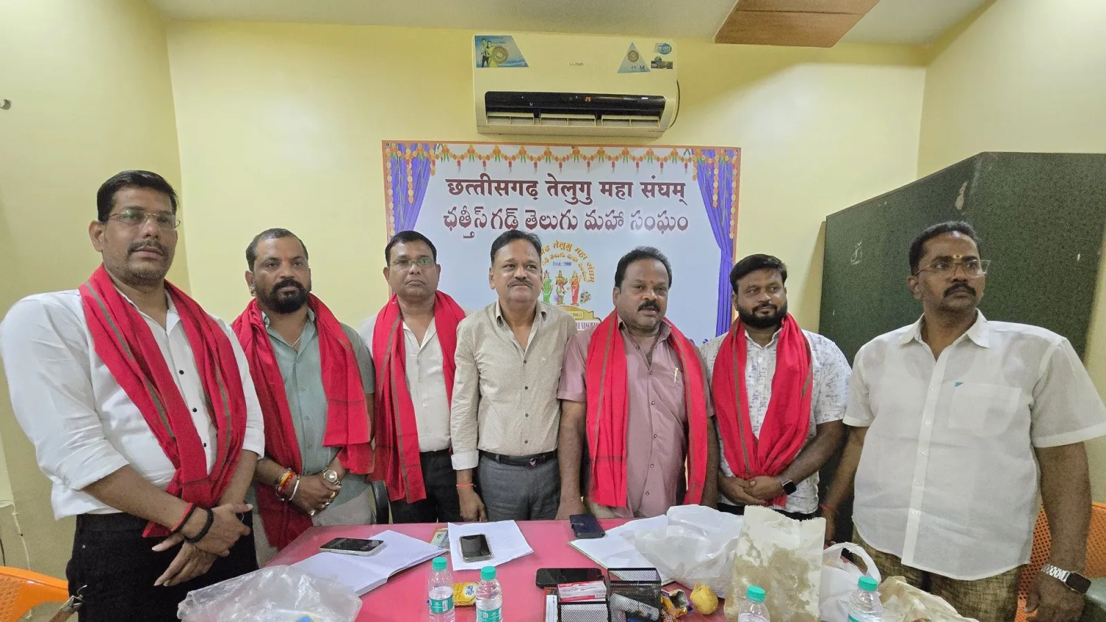 छत्तीसगढ़ तेलुगू महासंगम का विस्तार रायपुर संभाग के लिए नई उप समिति गठित और पदाधिकारियों की घोषणा