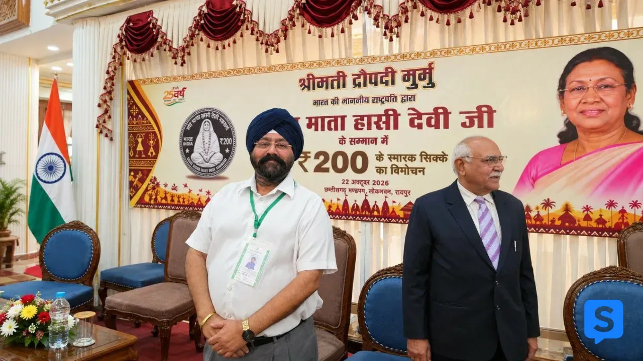बड़ी खबर: राष्ट्रपति द्रौपदी मुर्मु ने पूज्य माता हासी देवी जी के सम्मान में जारी किया 200 रूपए का स्मारक सिक्का, संत डॉ. युधिष्ठिर लाल जी महाराज और छत्तीसगढ़ टेनिस संघ के