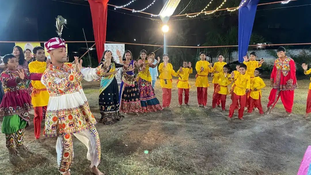 दिव्यांग बच्चों का गरबा
