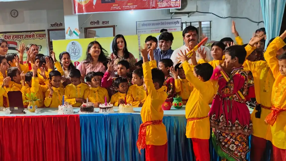Differently Abled Children Celebrate Navratri With Garba
