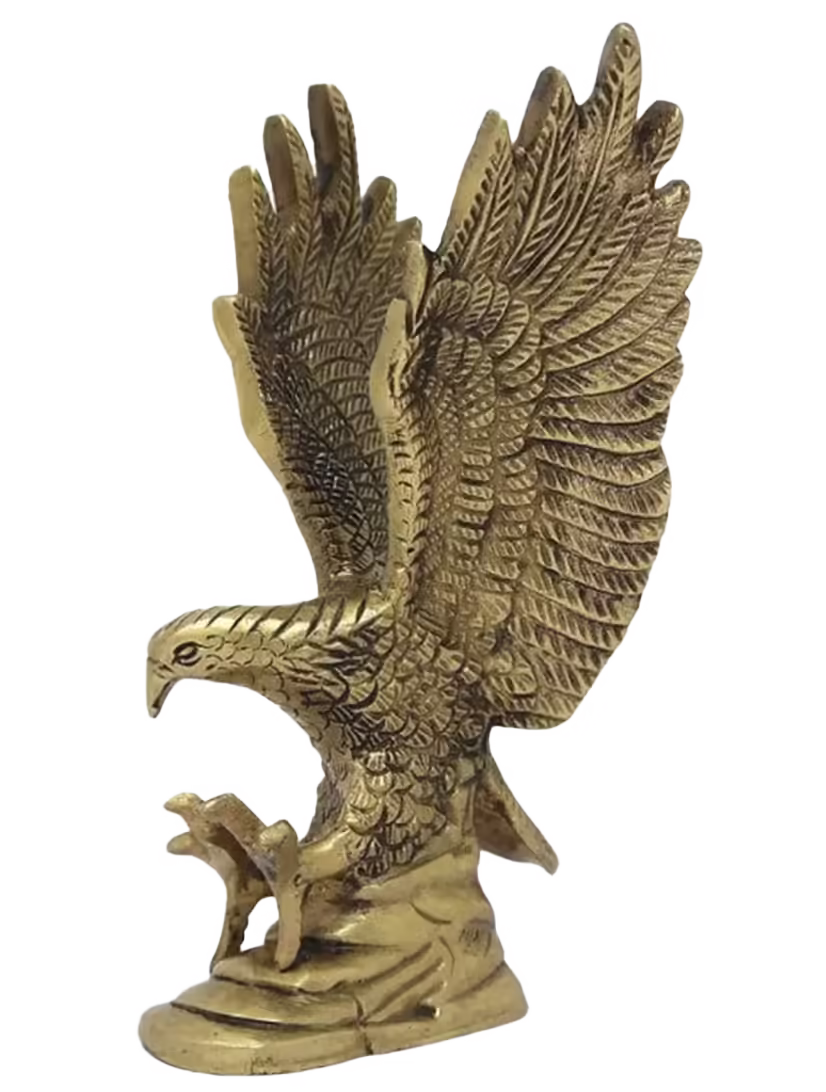 Brass Garuda eagle statue